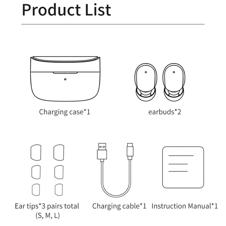 XY-30 Galvanikdesign Mini Wireless Bluetooth-Kopfhörer Tws In-Ear-Sport-Stereo-Musik-Anruf Headset-Ohrhörer - Silber-