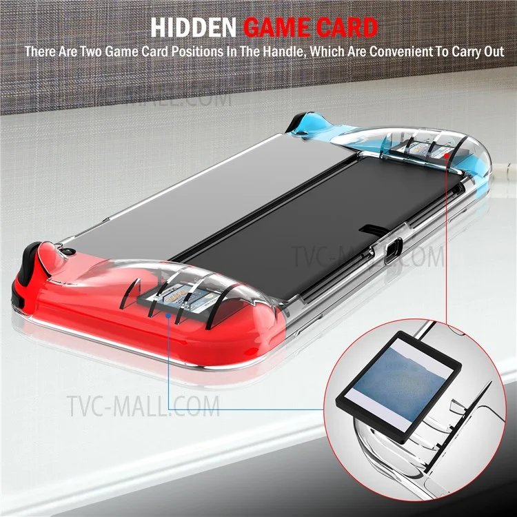 Transparent Soft TPU Protective Cover Game Console Controller Case for Nintendo Switch Oled