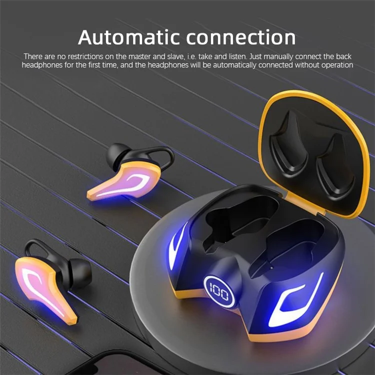 K8 TWS Bluetooth Kopfhörer Sportkopfhörer Kabellose Kopfhörer Dual-Mode In-Ear-Kopfhörer Mit Niedriger Latenz TWS HiFi Gaming Kopfhörer - Silber