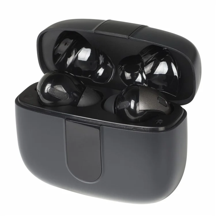 X08 Bluetooth 5.0 Wireless Sport Ohrhörer Digitalanzeige Große Batterie Kopfhörer Subwoofer Lautsprecher In-Ear Wasserdichte Headset - Schwarz