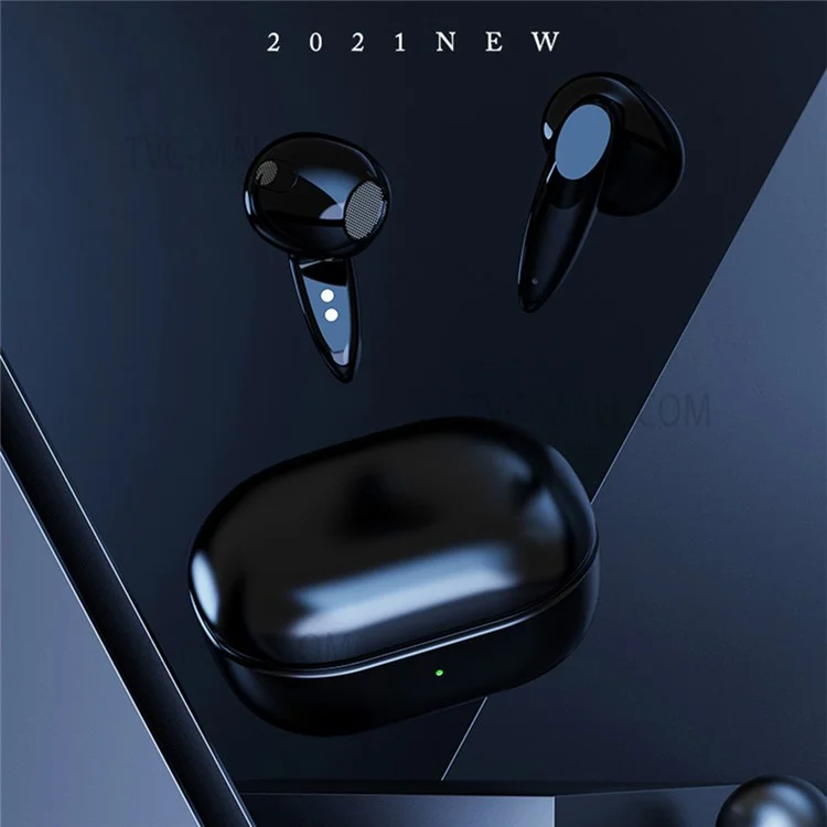 P18 TWS Mini Wireless Bluetooth-compatible Earphone Noise Cancelling Stereo Music Calling Sports In-ear Headset - Black