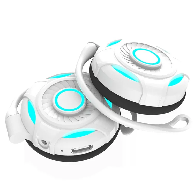 Casque D'oreille À Oreilles S660 Écouteurs De Latence À Faible Latence Smart Bruit Écouteurs De Sport Casque Bluetooth Avec Microphone - Blanche