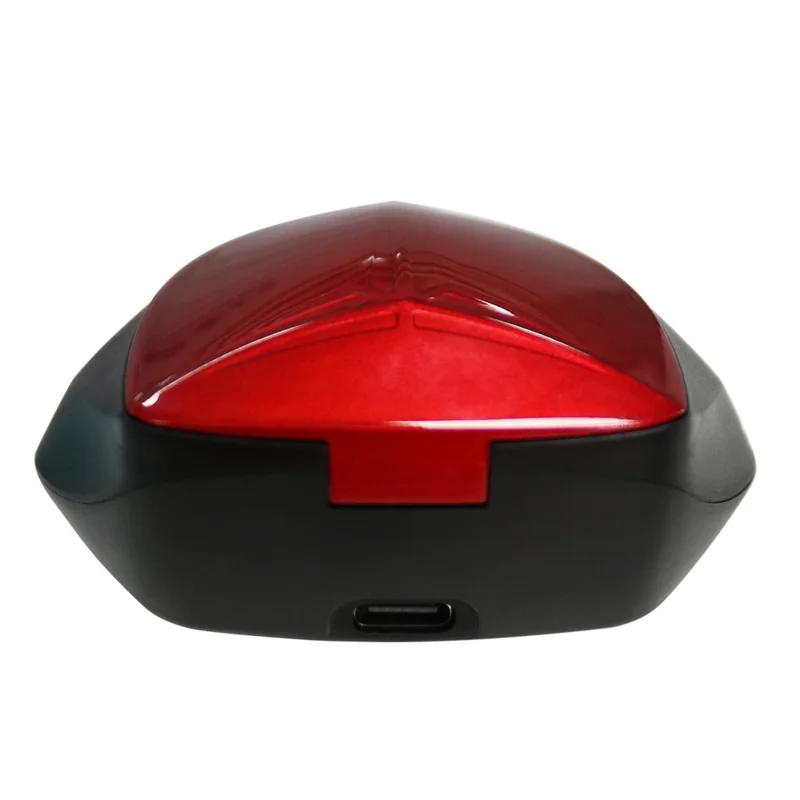 Y18 Earphone TWS Wireless Bluetooth-compatible 5.0 Noise Reduction Low-Latency High-tech Headset Gaming Headphone - Red