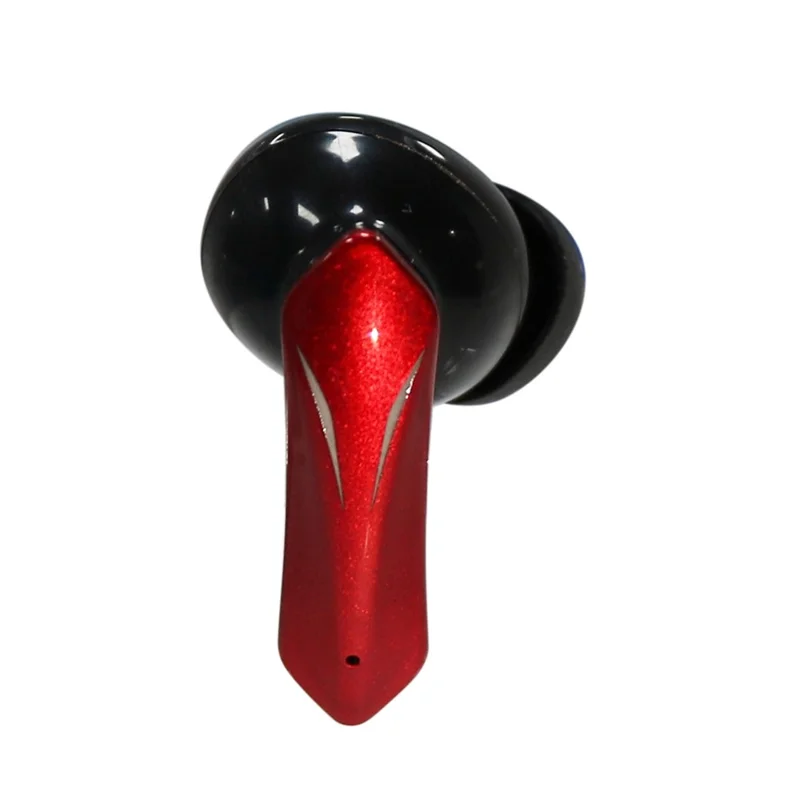 Y18 Earphone TWS Wireless Bluetooth-compatible 5.0 Noise Reduction Low-Latency High-tech Headset Gaming Headphone - Red