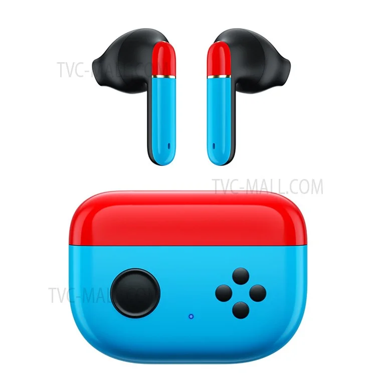 F2 TWS Wireless Bluetooth-compatible In-ear Earphone Low-Latency Headphone Noise-canceling Earbud Headset with Microphone - Multi-color
