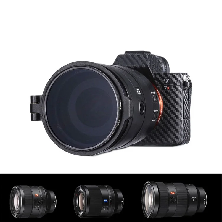 Uuirig 58mm ND Filterring Schnellfreisetzungs -objektivadapter Flip Bracket DSLR -kamerazubehör