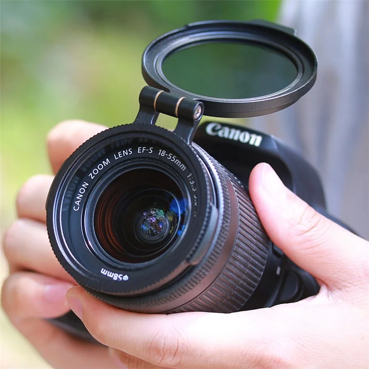 Uuirig 58mm ND Filterring Schnellfreisetzungs -objektivadapter Flip Bracket DSLR -kamerazubehör