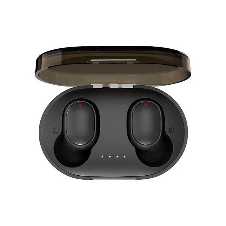 A6R TWS Mini Wireless Bluetooth-compatible Headset Low Delay In-ear Earphone Sports Headphone with Charging Case