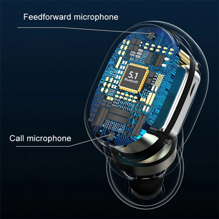 A6R TWS Mini Wireless Bluetooth-compatible Headset Low Delay In-ear Earphone Sports Headphone with Charging Case