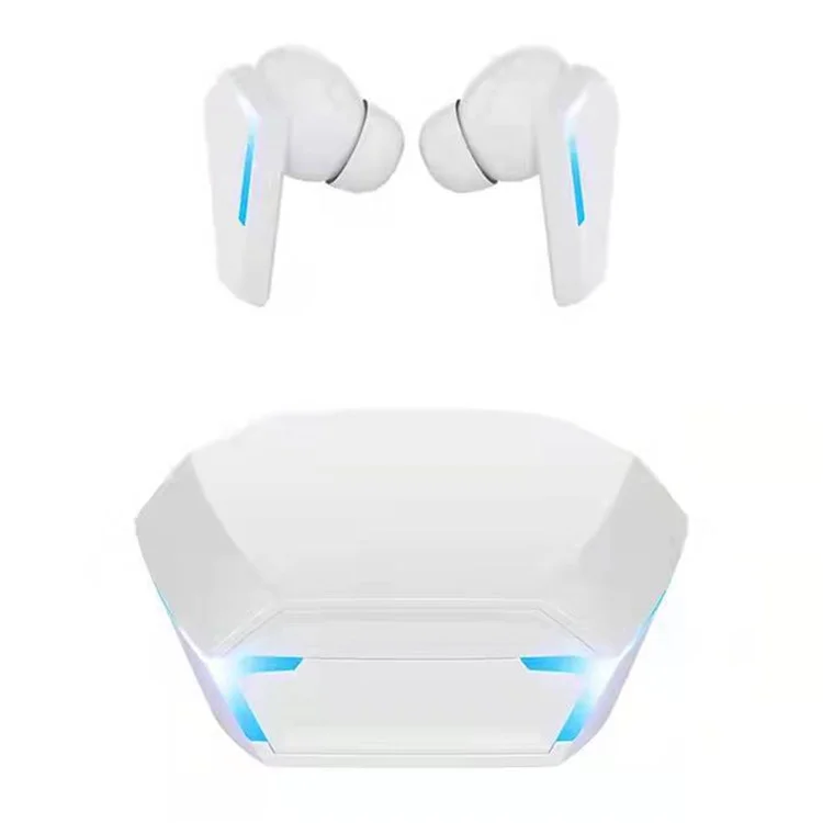 M10 Wireless TWS Earbuds Gaming Headset Low-Latency Stereo Headphones Support IP4 Waterproof - White