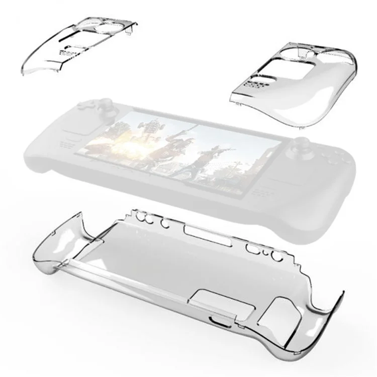 PGTECH GP-806 Transparent Case for Steam Deck Console Gamepad Anti-scratch Protective Cover