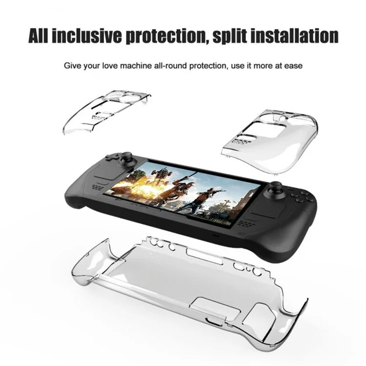 Pgtech GP-806 Прозрачный Корпус Для Консоли Steam Deck Gamepad Antipcation Protective Cover