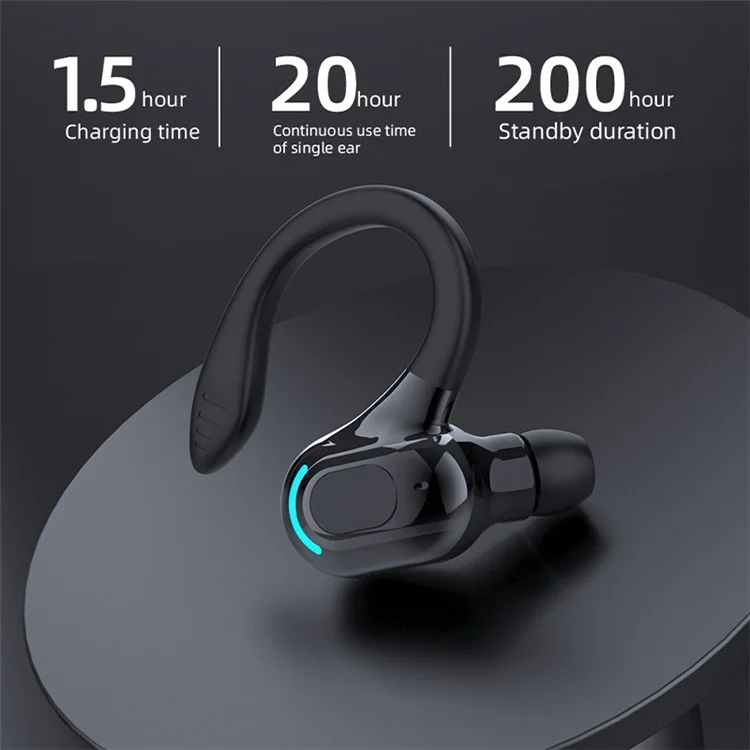 F8 Earphones TWS In-ear Bluetooth-compatible Earbuds Headphones with Mic and IPX4 Water Resistance - White