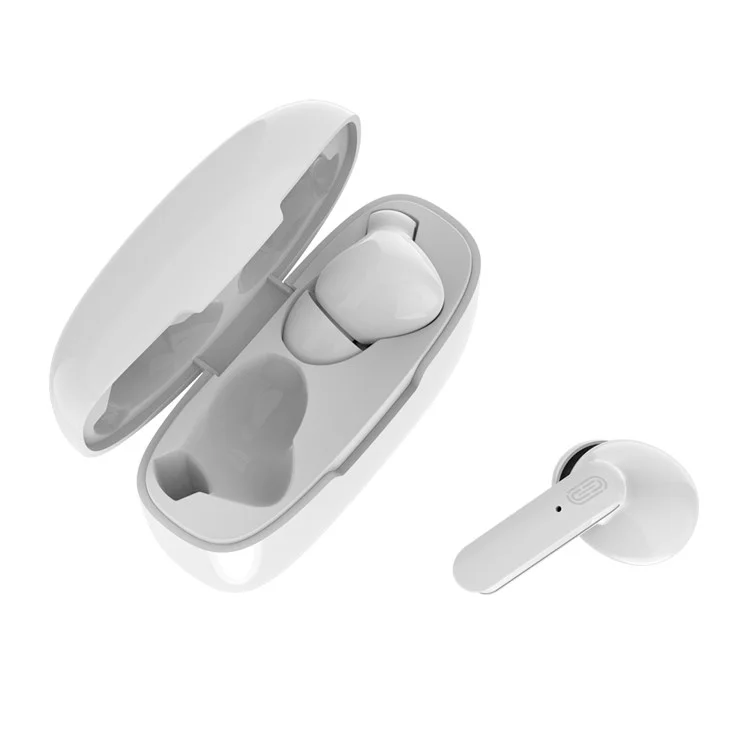 Y113 TWS Bluetooth 5.0 Auriculares Wireless Wireo Auriculares Impermeables Toque de Huella Táctil a Los Auriculares Deportivos - Blanco