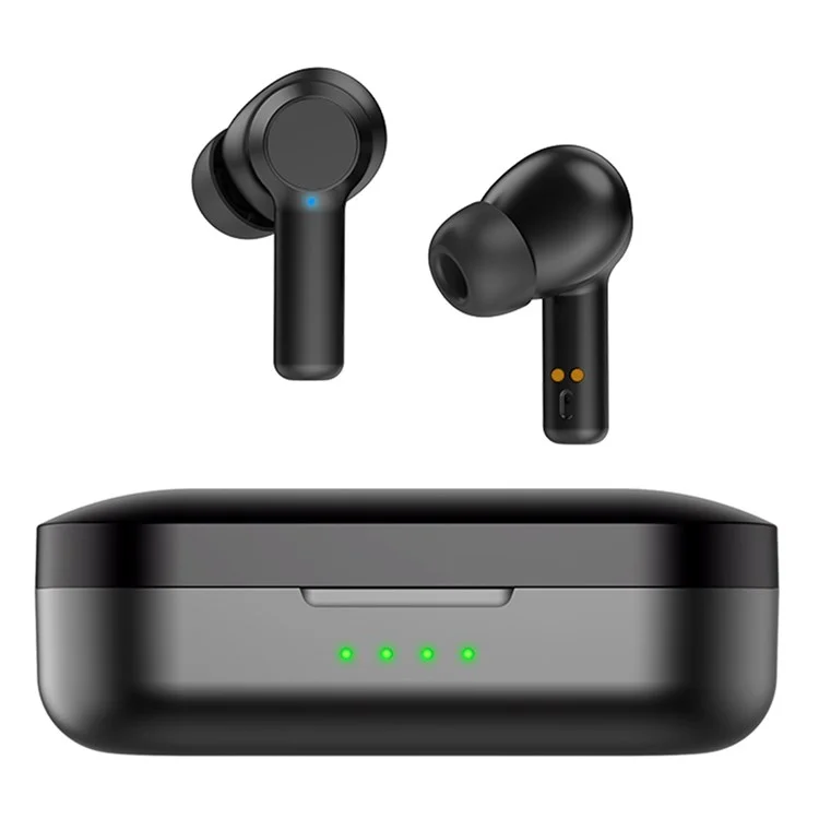 JUNSUNMAY JSM-W20 TWS Bluetooth-compatible 5.0 Earphones Noise Cancelling Stereo In-Ear Earbuds Smart Touch Waterproof Headphone - Black