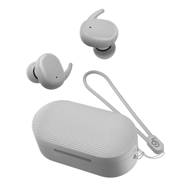 FINGERTIME Macaron TWS Wireless Bluetooth-compatible 5.0 Earphone In-ear Touch Stereo Music Calling Headset - Grey