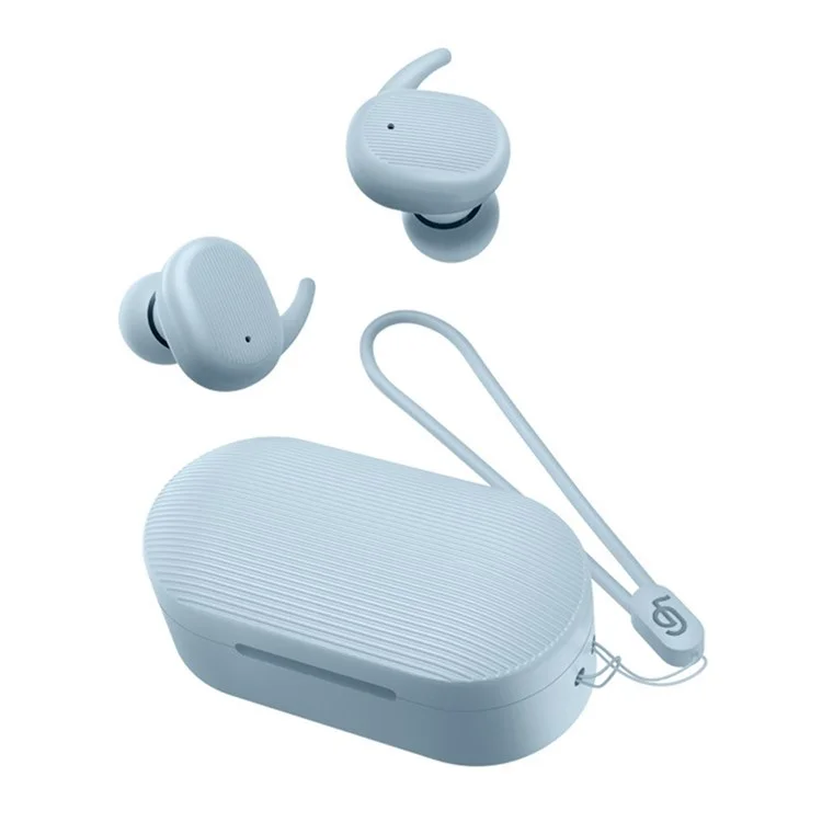 FINGERTIME Macaron TWS Wireless Bluetooth-compatible 5.0 Earphone In-ear Touch Stereo Music Calling Headset - Blue