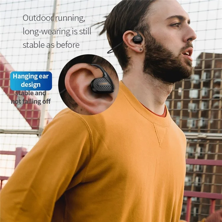 JOWAY H175 Air Conduction Headset Ultra Light Bluetooth-compatible Headphone Portable Sports Earphone for Outdoor Running/Indoor Fitness