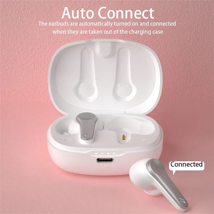 L13 TWS Wireless Bluetooth E-sports Earphone In-ear Stereo Music Game Touch Headset - Schwarz