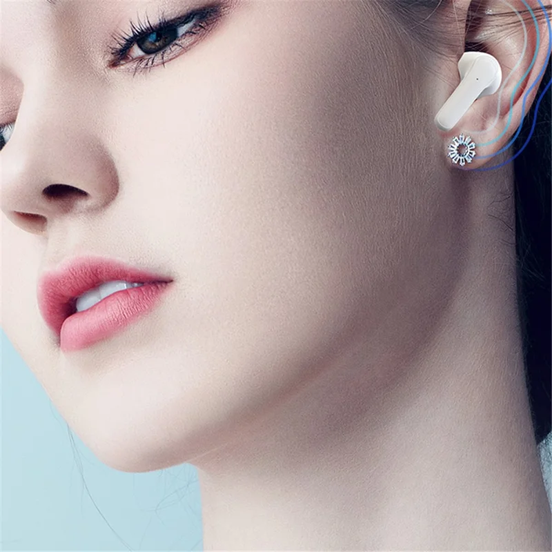 KOLINSKY JS59 Stereo Sound Wireless Earphones TWS Bluetooth-compatible 5.1 Headphones - White