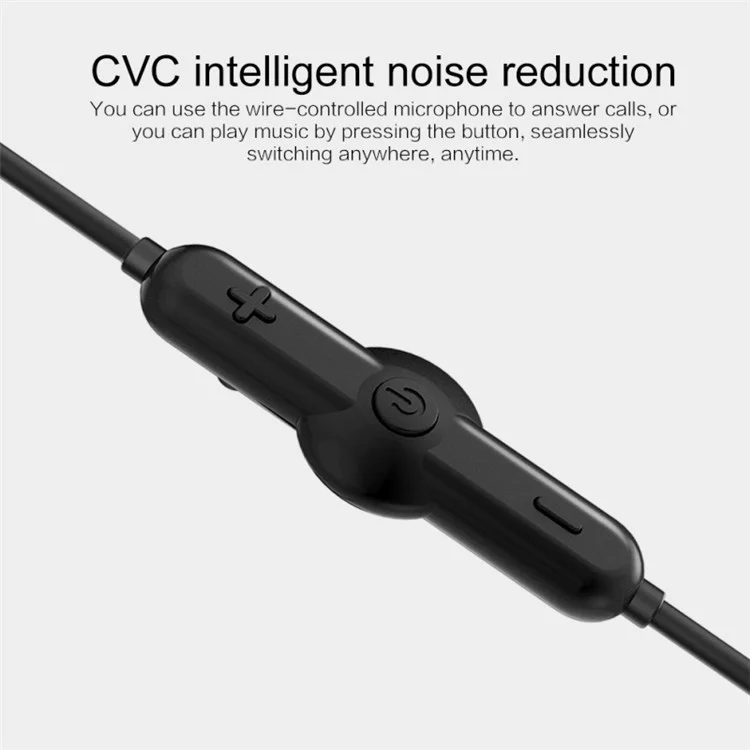 Q5 Neckband Earphone Wireless Bluetooth-compatible Waterproof Headphone Stereo Bass Sport Running Magnetic Design Headset - Red