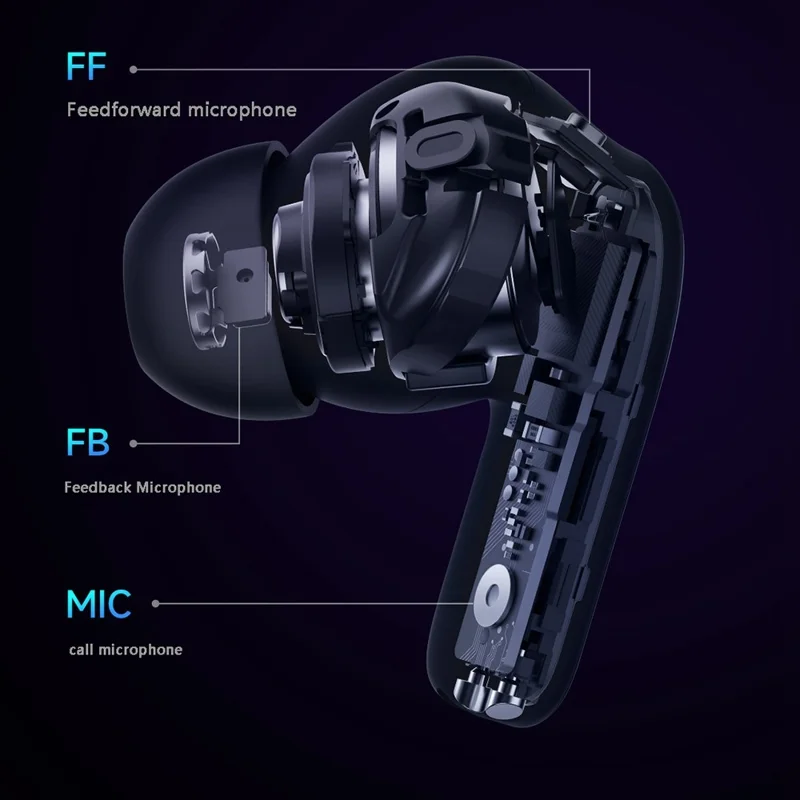 XIAOMI Redmi Buds 4 Pro Bluetooth-compatible 5.3 Wireless TWS In-ear Earphone Stereo Sound Noise Reduction Sports Earbud with Charging Case - White