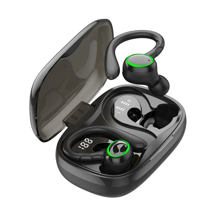 I25 TWS Wireless Bluetooth-compatible 5.1 Earphone Sweatproof Waterproof Stereo HiFi Sound Music Headset with LED Charging Case