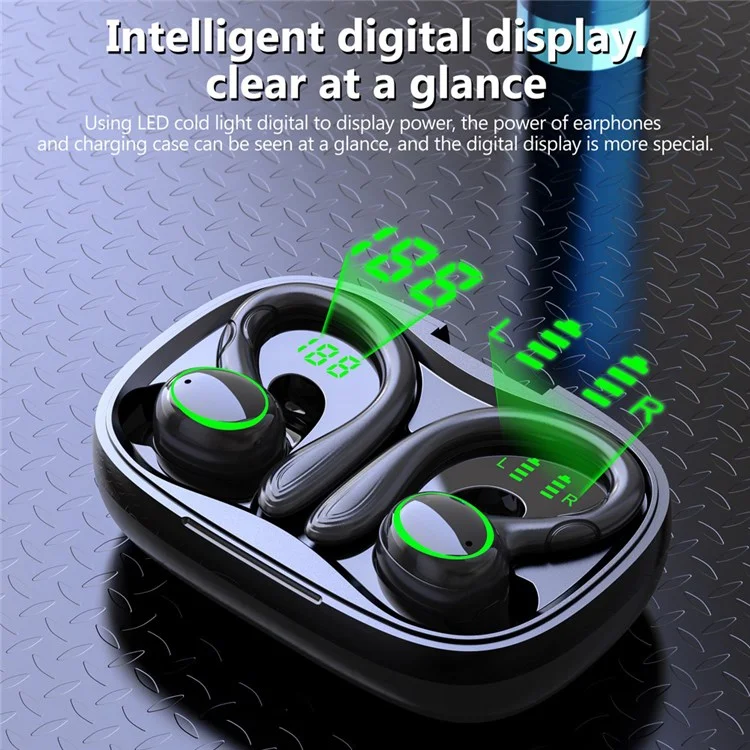 I25 TWS Wireless Bluetooth-compatible 5.1 Earphone Sweatproof Waterproof Stereo HiFi Sound Music Headset with LED Charging Case