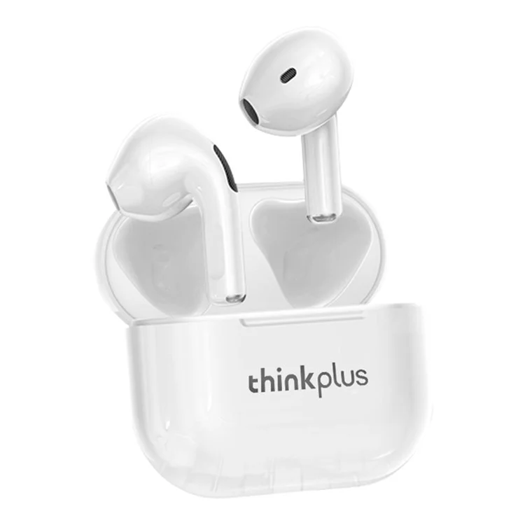 LENOVO Thinkplus LP40 Bluetooth 5.0 TWS-Ohrhörer mit Geräuschreduzierung, In-Ear-Kopfhörer mit 300-mAh-Ladegehäuse - Weiß