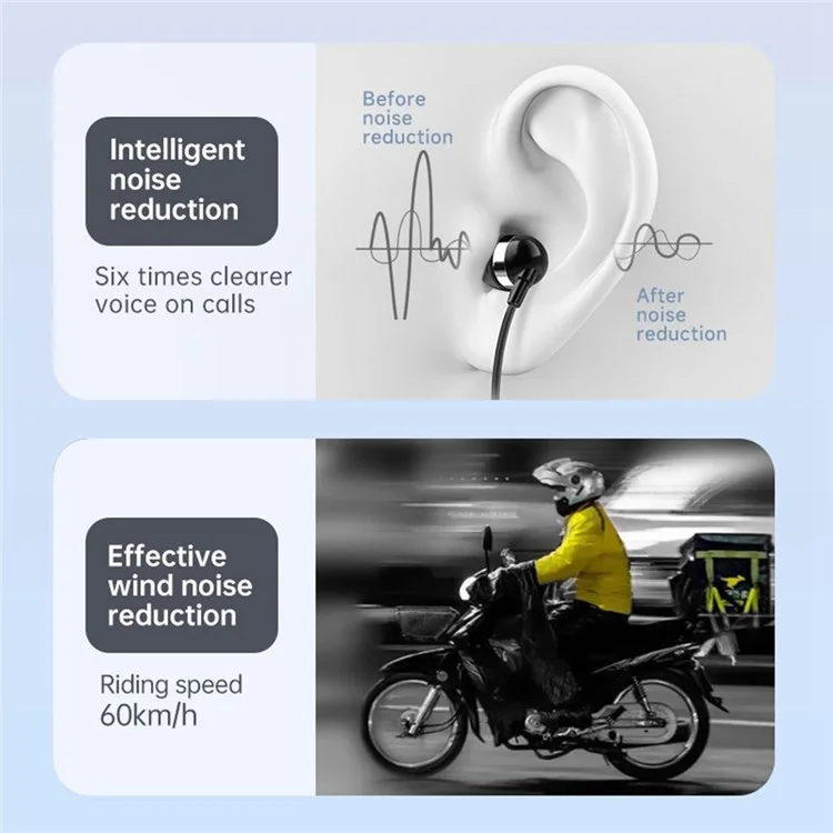 FINEBLUE F520 Lavalier Business Bluetooth Headset One-key Retraction Anti-lost Collar Clip-on HD Call Single Ear Earphone - Black