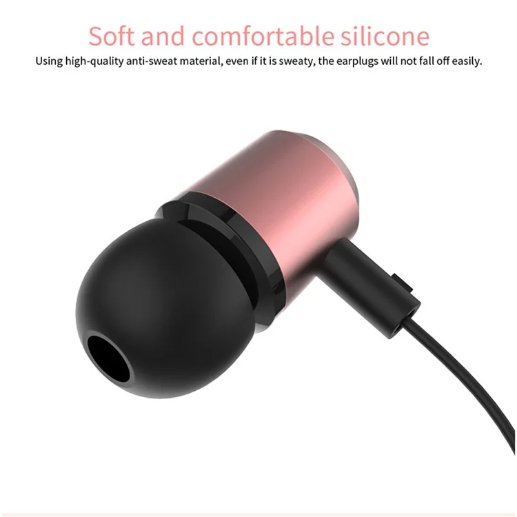 Kid's In-ear Wireless Bluetooth-compatible Earphones Cute Magnetic Earbuds Children Neckband Headsets - Pink