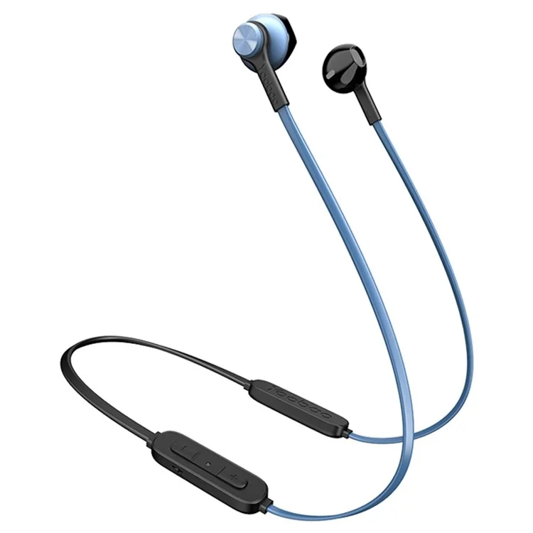 YOOBAO YB-503 Half-In-Ear Headset Sports Neck Hanging Bluetooth Headphone Neckband Wireless Earphone - Blue