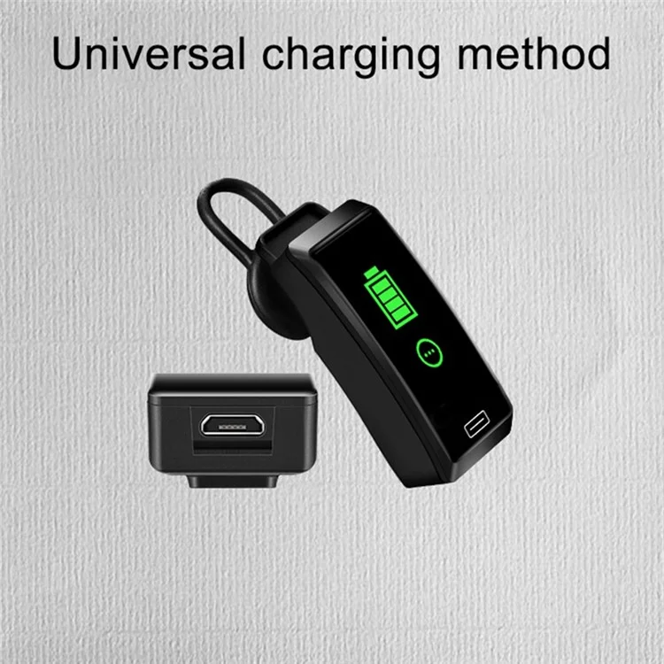 C3 2-in-1 Bluetooth-compatible Calling Wireless Headset Sports Tracker Alarm Clock Heart Rate Monitoring Smart Watch - Black
