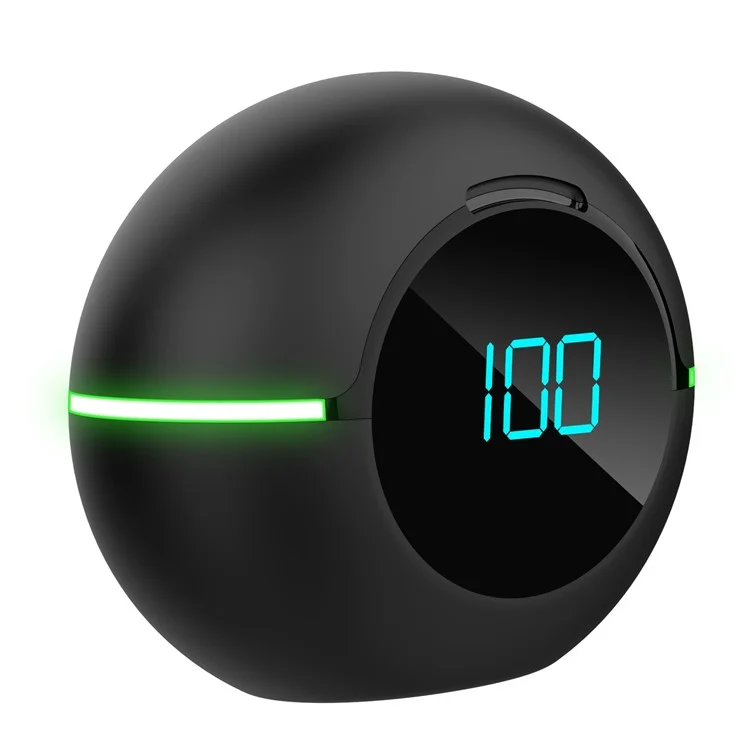 Y80 Bluetooth Aurbource Sports TWS Aurbuds Wireless In-earphone Con LED Digital Display Atmosphere Light