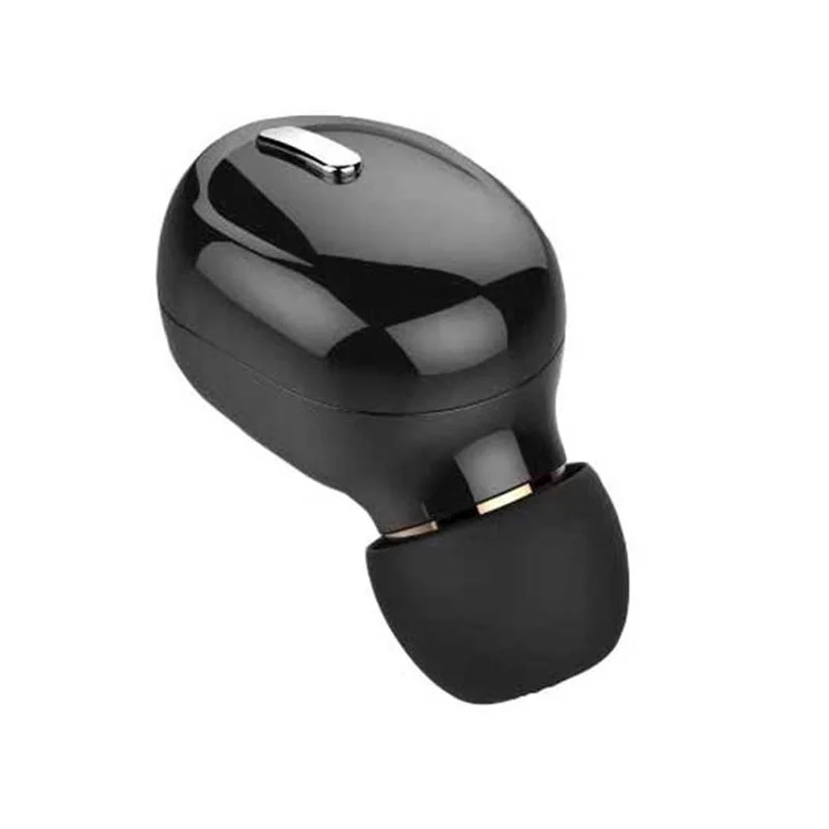 X9 Wireless In-ear Earbuds TWS Mini Sports Headphone Portable Bluetooth-compatible 5.0 Stereo Headset with Ear Caps - Black