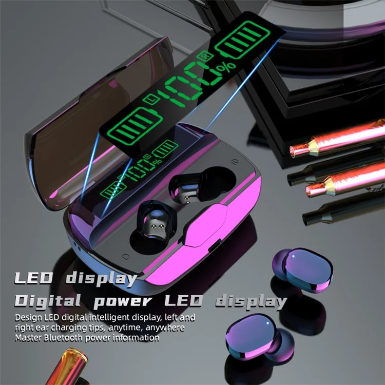 E30 Mini Auriculares TWS Auriculares Earbuds In-Ear Auriculares Bluetooth Auriculares Deportivos Resistentes al Agua Con Música / Modos de Juego