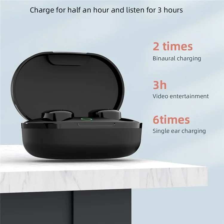 Air 3 Mini Wireless Headset Stereo Sound Earbuds In-Ear Bluetooth-compatible Headphones Low Latency Gaming Headset with Indicator Light