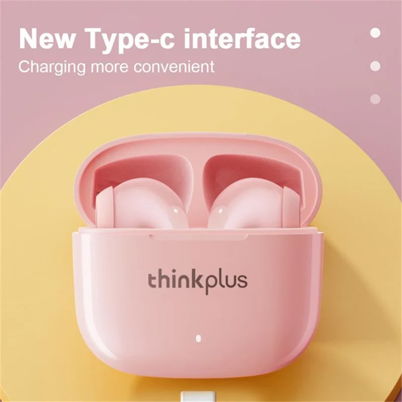 LENOVO Thinkplus LP40pro TWS Semi-in-ear Ergonomic Bluetooth Earphone Wireless Stereo Music Calls Headset - Purple