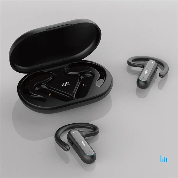 HILEO Hi90 TWS Fone de Ouvido Estéreo Sem Fio Bluetooth Ear-Hook TWS Fone de Ouvido IPX4 Resistente à Água Fones de Ouvido Esportivos