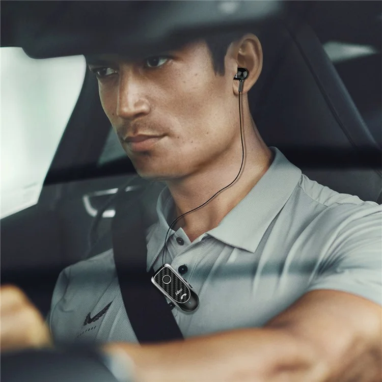 Hileo Hi60 Clip-on Style Bluetooth Headset Single Ear Wireless Headphone Stretchable Business Ecoutphone For Driving - Bleu
