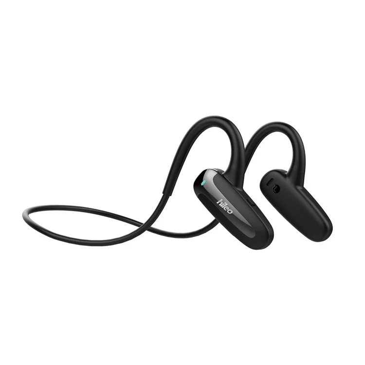 Hileo Hi70 Condage de Conduction Air Bluetooth Running Sports Headset Stéréo Sound Imperproof Ecoutphone - le Noir