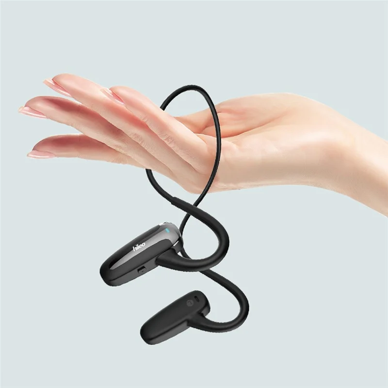 HILEO Hi70 Auscultadores de Condução Aérea Bluetooth Compatíveis, Auriculares Desportivos para Corrida com Som Estéreo, Auscultadores Impermeáveis - Azul