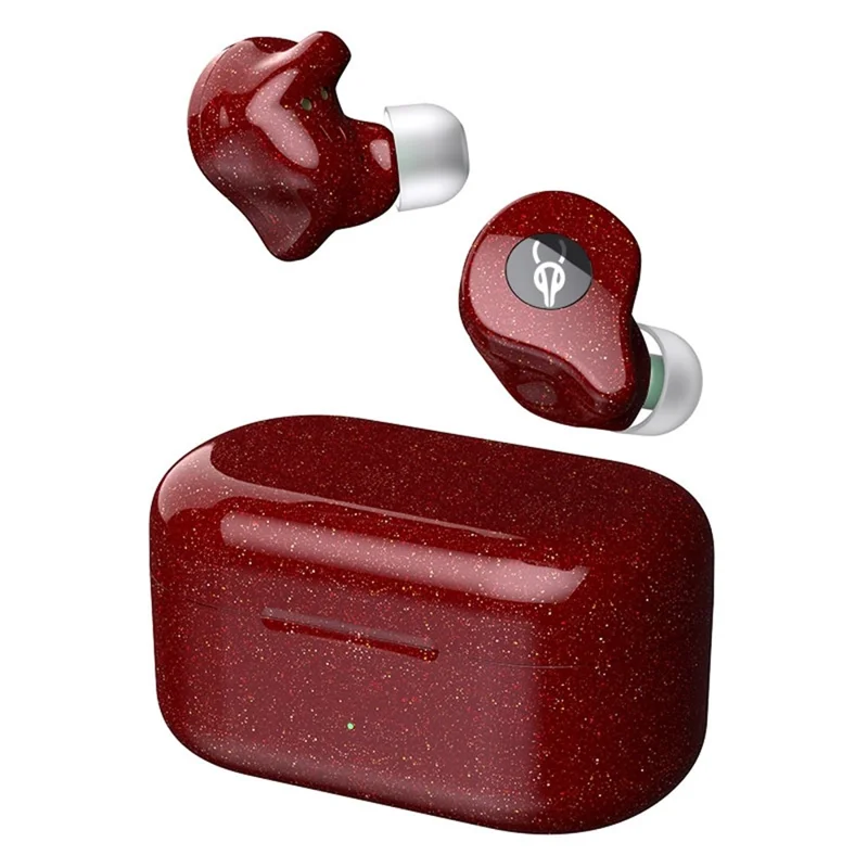 SABBAT E16 Wireless Bluetooth-compatible Headset In-Ear TWS Headset Portable Lightweight Earphones with Charging Case - Red