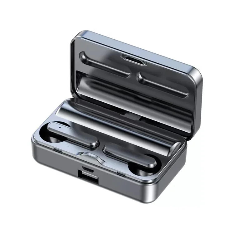 S20 Mini Bluetooth-compatible 5.3 Music In-ear Headset Wireless Earphone HiFi Sound Sports Headphone with Digital Display Charging Case