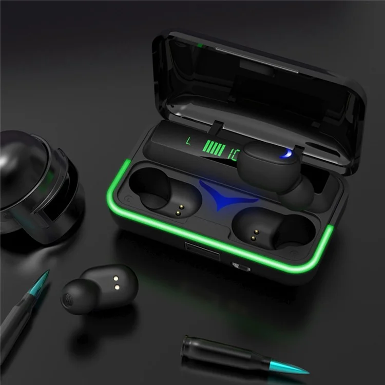 E10 TWS Bluetooth 5.1 Ohrhörer Bankenfunktion Digitale Display Low -delay Gaming -kopfhörer