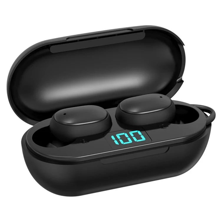 Fones de Ouvido Bluetooth Sem Fio True Wireless H6 TWS com Redução de Ruído e Visor Digital LED