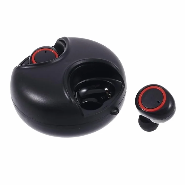 Y80 Stereo Sound TWS Earphone Low Latency Noise Reduction Bluetooth Wireless Earbud Headset - Schwarz