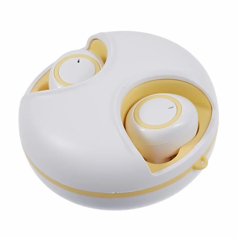 Y80 Stereo Sound TWS Earphone Low Latency Noise Reduction Bluetooth-compatible Wireless Earbud Headset - Yellow