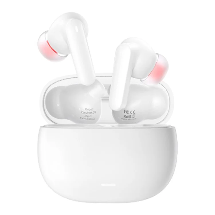 REMAX CozyPods W7N ANC+ENC Noise Reduction Earphones No Latency Wireless Bluetooth-compatible 5.3 Earbuds - White