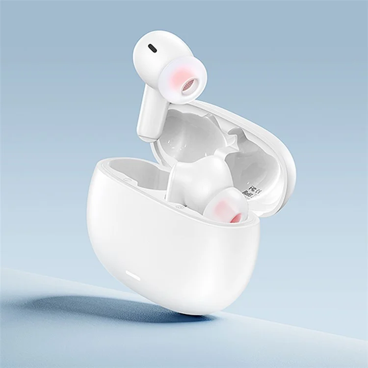 REMAX CozyPods W7N ANC+ENC Noise Reduction Earphones No Latency Wireless Bluetooth-compatible 5.3 Earbuds - White